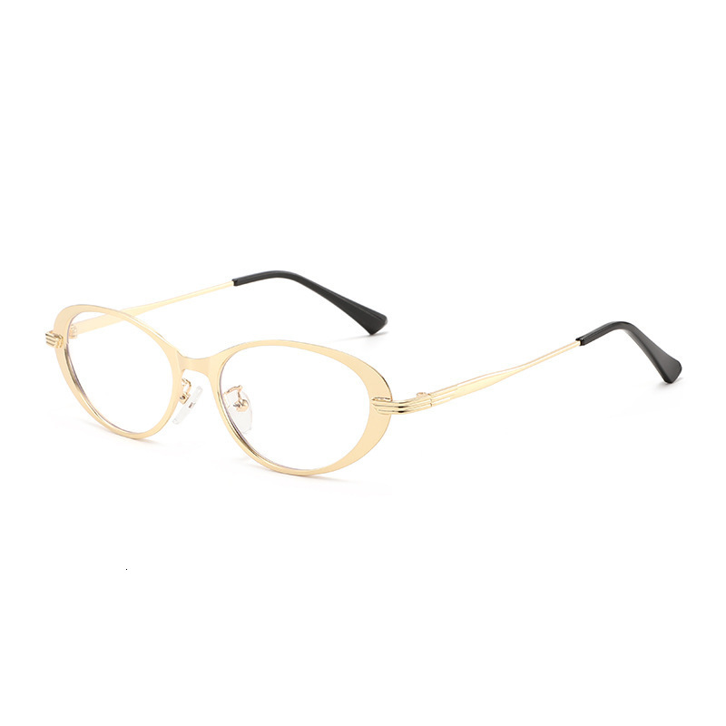 2026 New Cat-Eye European And American Fashionable Small Frame Internet Celebrity Ins Street Style Oval Sunglasses For Women - view 3