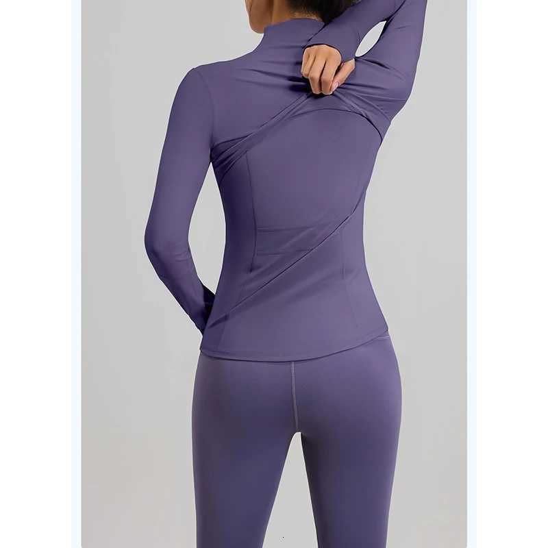 Sets Womens Yoga 2 Piece Thumb Hole Long Sleeve Top with Bra Pads High Waist Leggings Slim Fit Quick Dry Running Workout Set M260626 - view 6