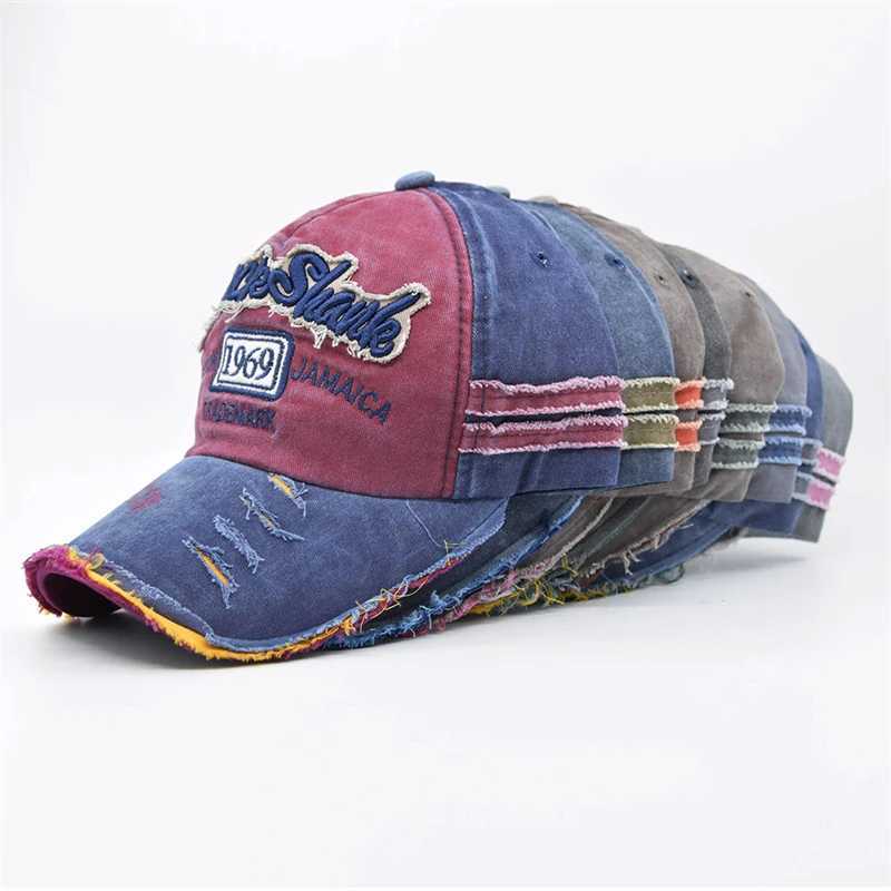 Letter Embroidery Baseball Caps Retro All Season Applicable Men Women Cotton Adjustable Casual Hat Hip Hop Streetwear Sun Hats M260626 - view 6