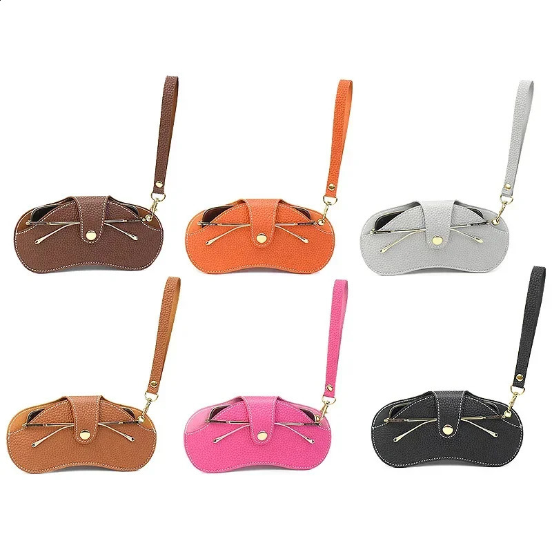 PU Leather Glasses Bag Fashion Portable Spectacle Case Sunglasses Storage Hanging Bag Glasses Case Protective Cover 260625 - view 7