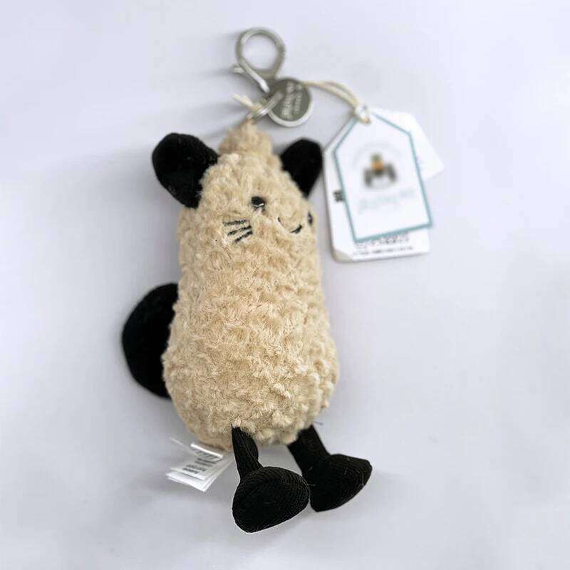 JC Hot Bag Cute Plush Toy label cute girl bag charm keychain Kawaii plush toy perfect as a birthday Limited New Gift 26Y0626 - view 7