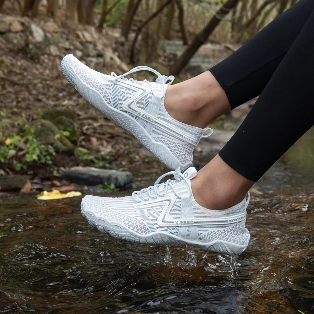 Oiaano Barefoot Woman White Shoes Water Mesh Minimalist Sneakers Sports Aqua Beach Soft Sole Light Breathable Outdoor Hikking 260626