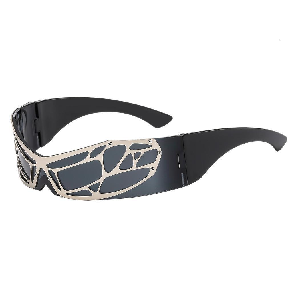 2026 Women's Designer Spicy Girl Hip Hop Punk Future Fashion Sunglasses European And American Festival Party Versatile Sunscreen Cross Border Sun - view 5