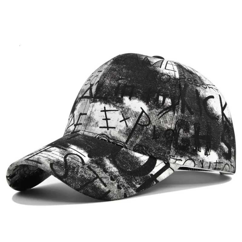 Baseball Graffiti New Print Spring Sunhat Colorful Letter Men Women Unisex-Teens Cotton SnapCaps Fashion Hip Hop Hat M260626 - view 6