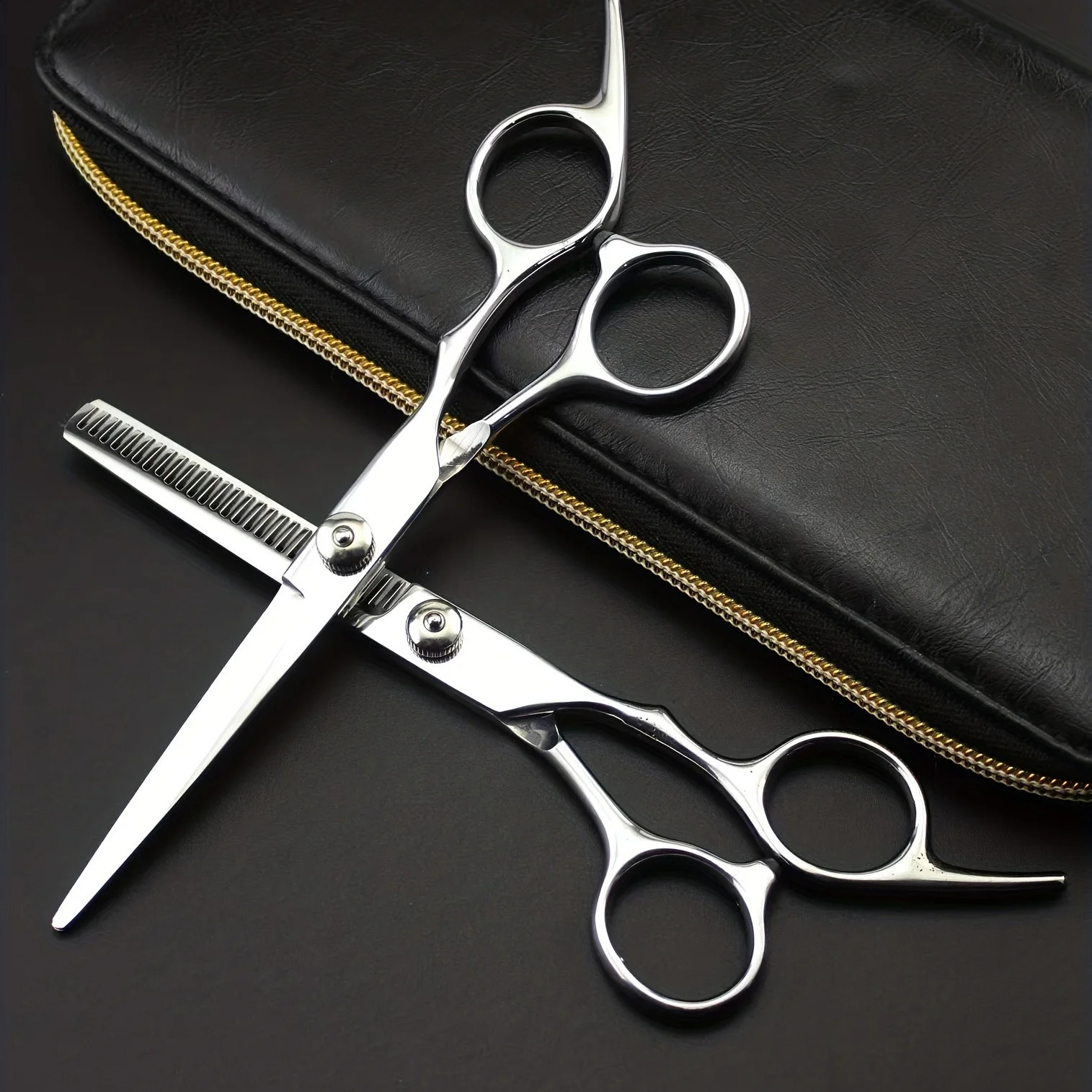 Professional Grade Hair ScissorsStainless Steel ConstructionIncludes Safety SuppressorAdjustable Tension RightLeft Hand Use 260615 - view 5