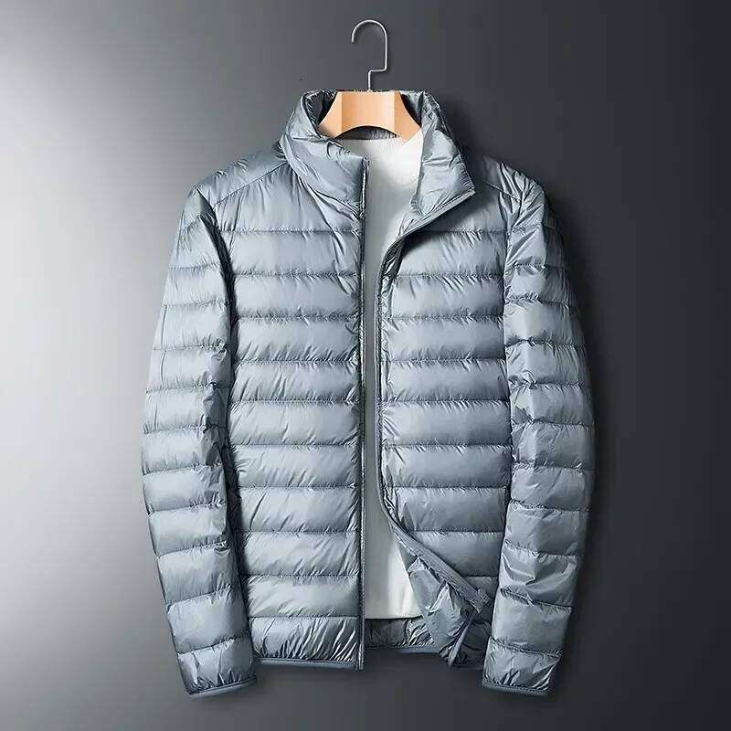 Men's Autumn Winter New Ultra Light White Duck Down Jacket Men Waterproof Casual Outdoor Portable Lightweight Male Padded Coats W260626 - view 3