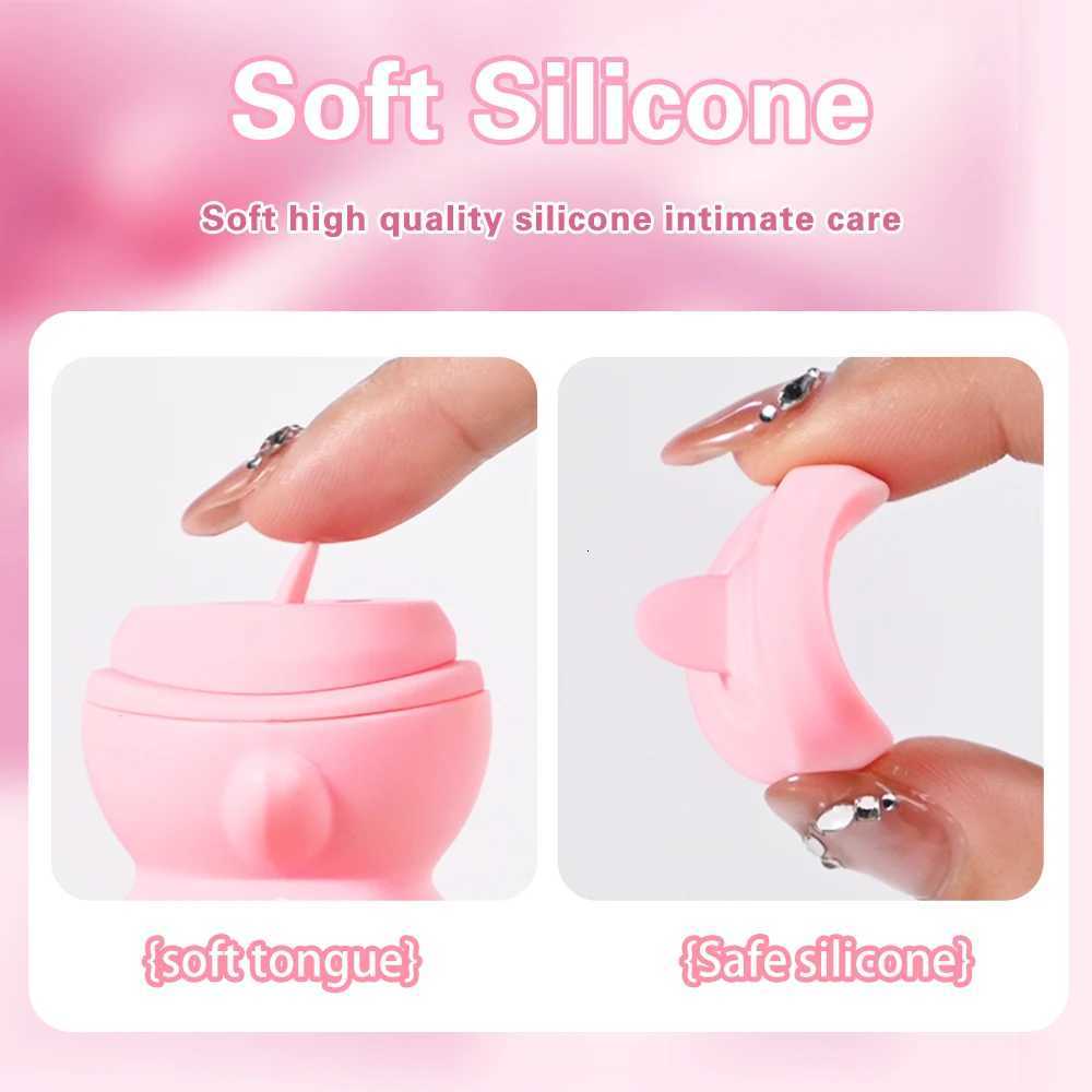 Sucking Licking Clitoris Female Tongue Vibrators Piggy G Spot Vagina Massager Vacuum Stimulator Sex Toys for Women Adults Goods M260626 - view 5