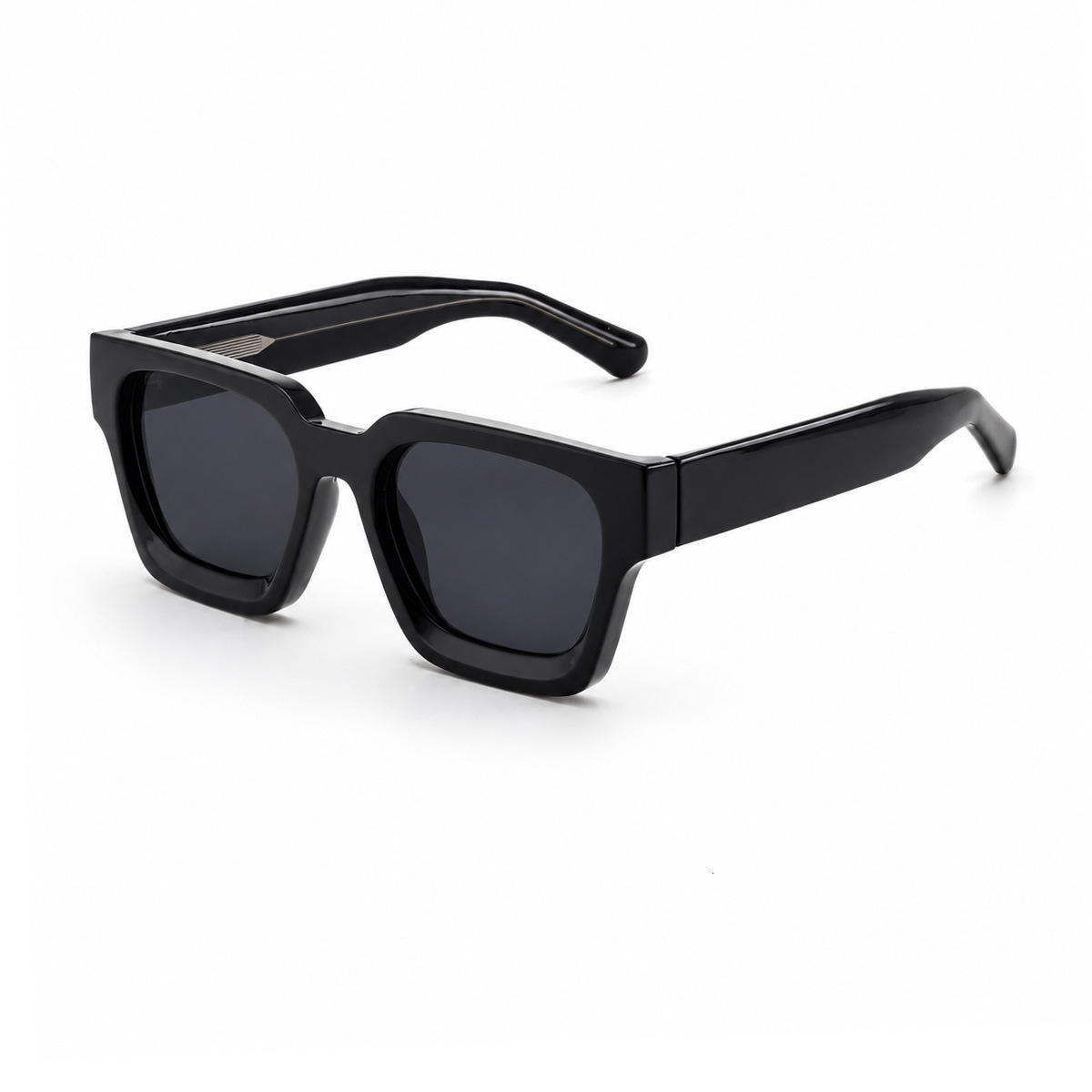 New Fashion Square Frame Personalized Acetate Clip-On Versatile Sun Protection Sunglasses For Men - view 6