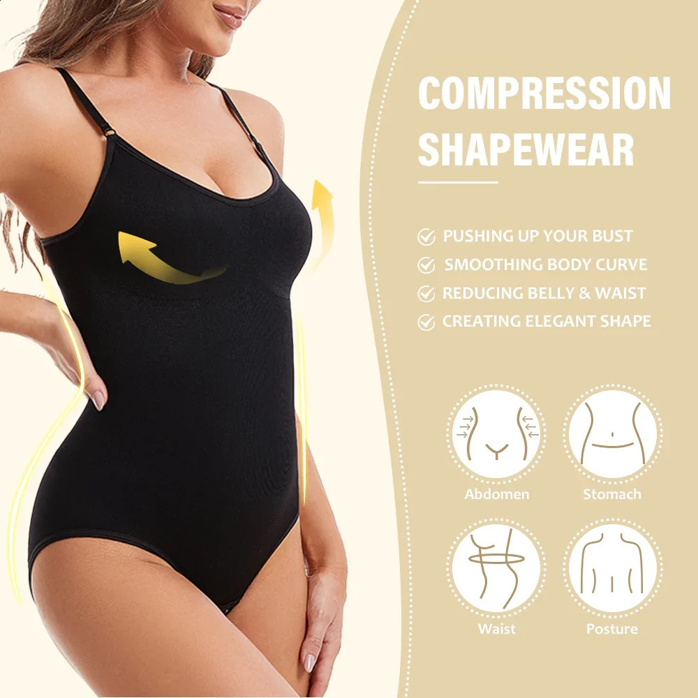 Women Slimming Shapewear Seamless Slimming Butt Lifter Full Body Shaper Smooth Out Bodysuit Open Crotch High Elastic Body Suits 260626 - view 3