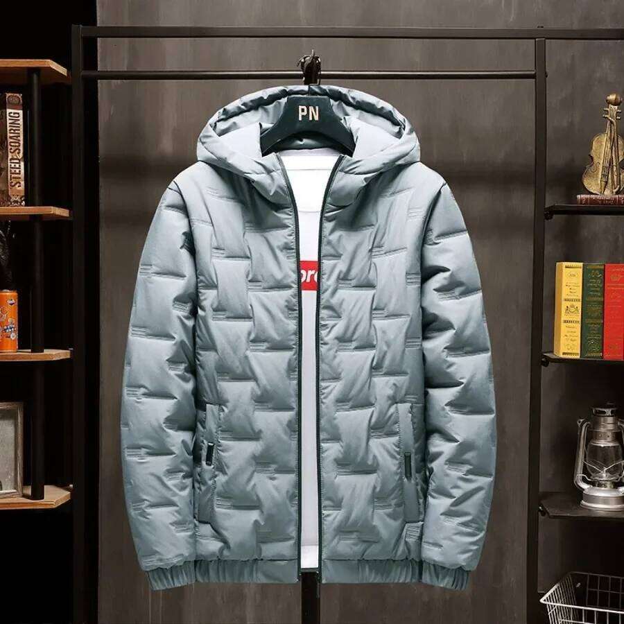 2026 Men's Thicked Down Cotton Jacket New Autumn Winter Warm Hooded Parkas Men Casual Zip Cotton-padded Coat Windproof Outerwear J260626 - view 5