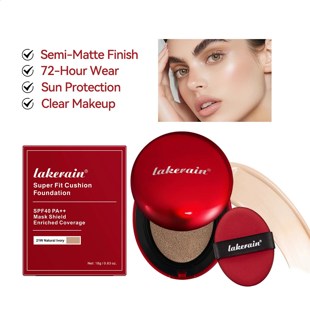 Sunscreen Cushion Foundation Fit Cushion Foundation Full Coverage Waterproof Long-lasting Concealer Long-lasting Makeup 260625 - view 4