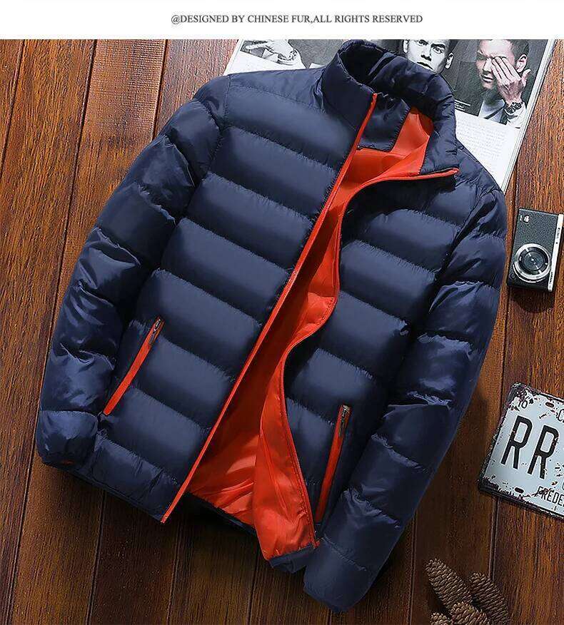 2025 New Fashion Zip Winter Jacket Men Women Autumn Coat Male Clothes Thin Style Casual Cotton Jackets J260626 - view 1
