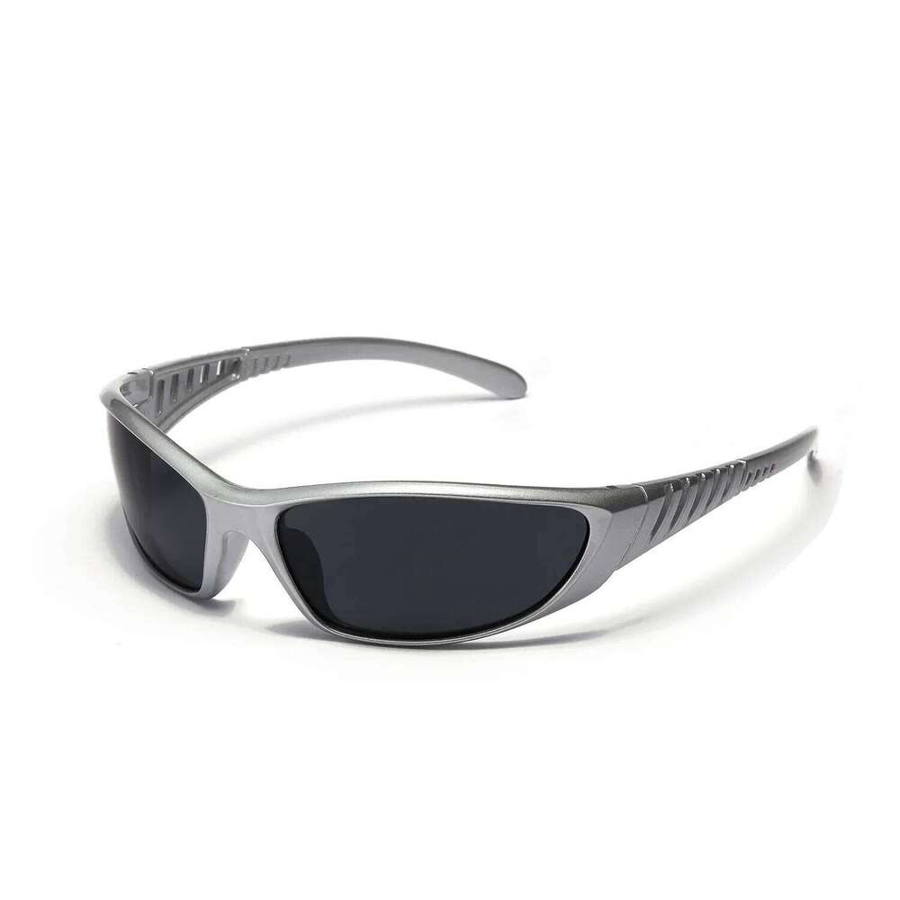 2025 New Silver SPORT Sunglasses Men Women Retro Punk Cycling Trendy Sun Glasses For Male Shades Goggle Outdoor Y2K 26Y0626 - view 3