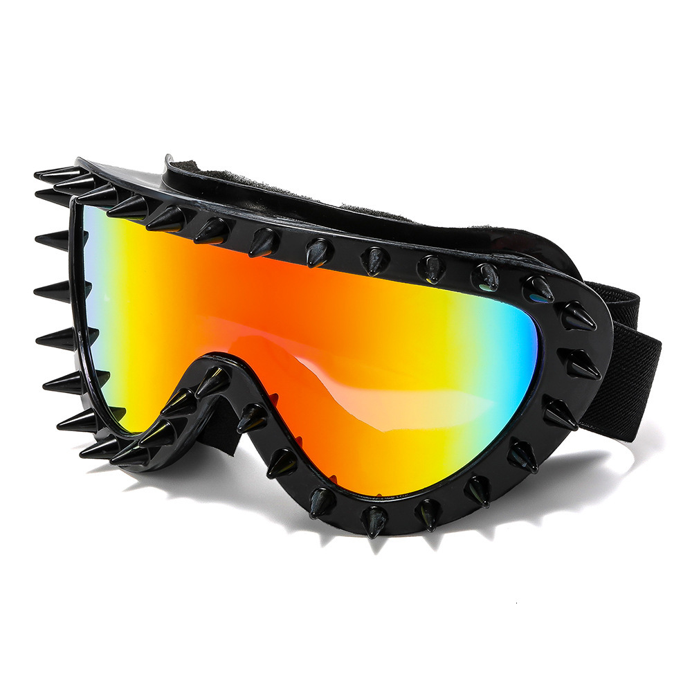 European And American Designer Style Cycling Goggles Personalized Rivet Ski Goggles Men's And Women's Outdoor Sports Windproof Sunglasses Tr - view 8