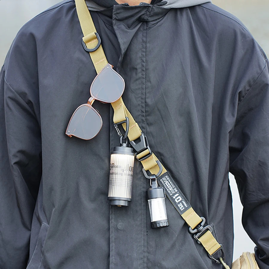 Outdoor Camping Quick Release Bag Strap with Hanging Ring Multifunction Crossbody Bag Strap Adjustable Crossbody Strap 260626