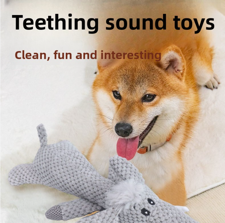 Squeaking Squeazy Soft Toy - Durably Made for Small-Medium Pups - view 3