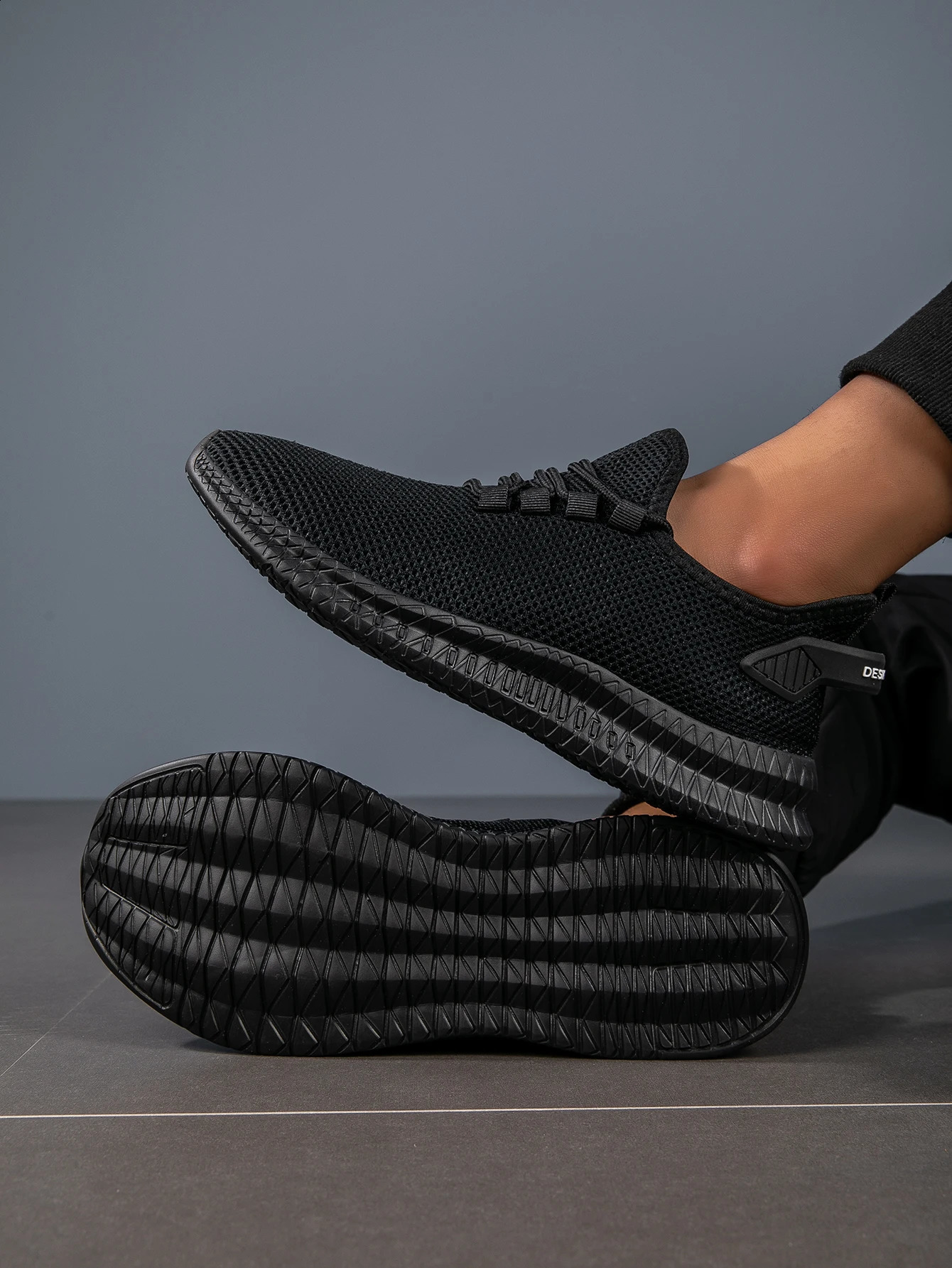 Mens Lightweight Breathable Running Shoes with LaceUp n Comfortable AllDay Versatile Fashionable Mesh Upper 260626 - view 5