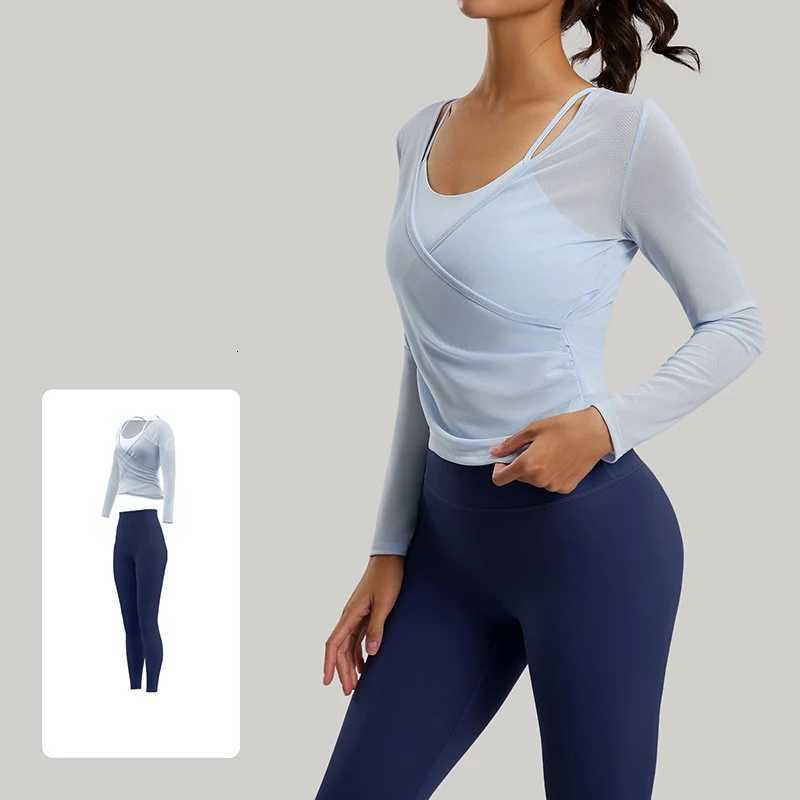 Women 2026 Sale New Hot Pilates Clothes Skinny Fit Mesh Activewear Set Polyester Lightweight Breathable 2 Piece Yoga Sets M260626 - view 5