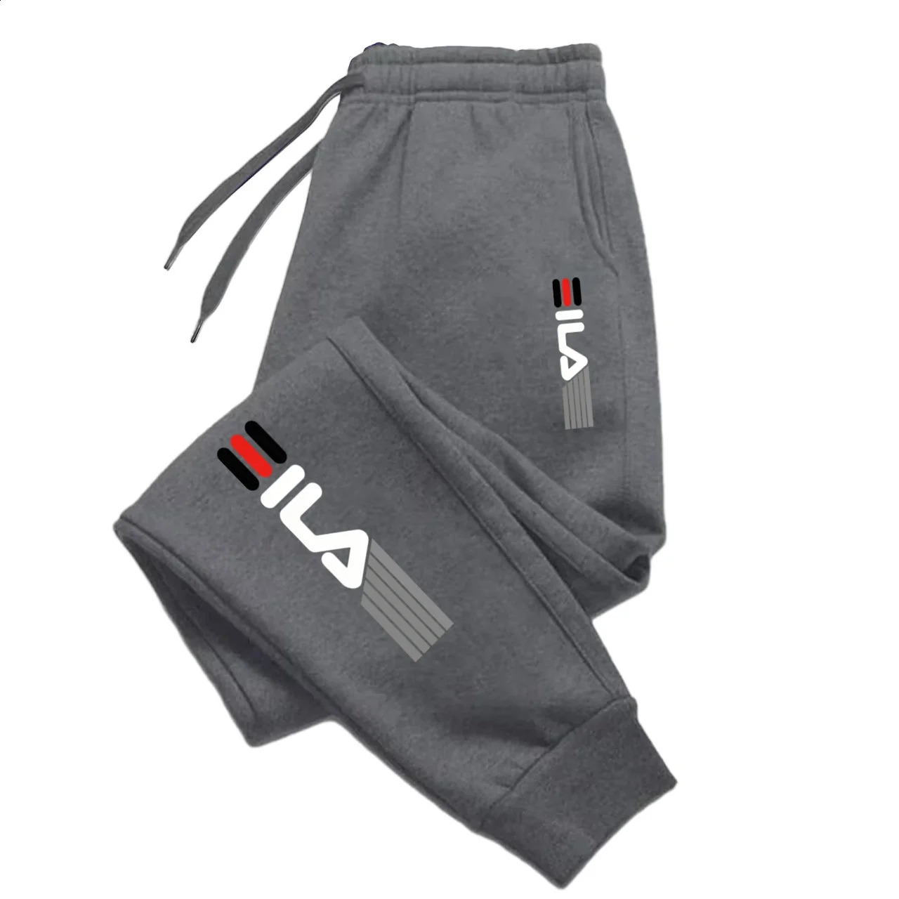 Mens casual pants jogging pants loose elastic waist sport casual pants loose fitness wear spring thin part 260626 - view 6