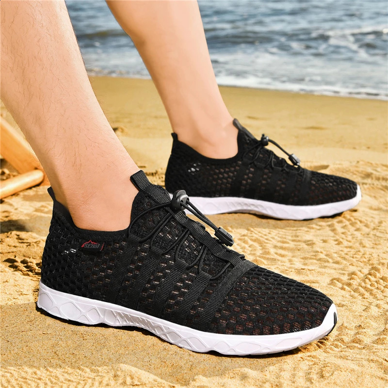 Mens Mesh Breathable Casual Shoes Outdoor Beach Water Lightweight Suixi 260626 - view 6