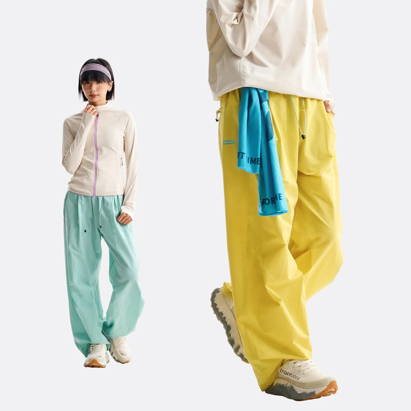 Outdoor Quick Dry Lightweight Casual Pant Men Women Fashion Loose Sport Techwear Cargo Pants Jogger Sweatpants Couple Trousers 260625 - view 4