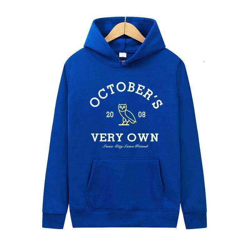 October's Fashion Printed Hoodie for Women, Men's Loose and Trendy Pullover, Street Casual Harajuku Hip-hop Cool Sportswear W260626 - view 5