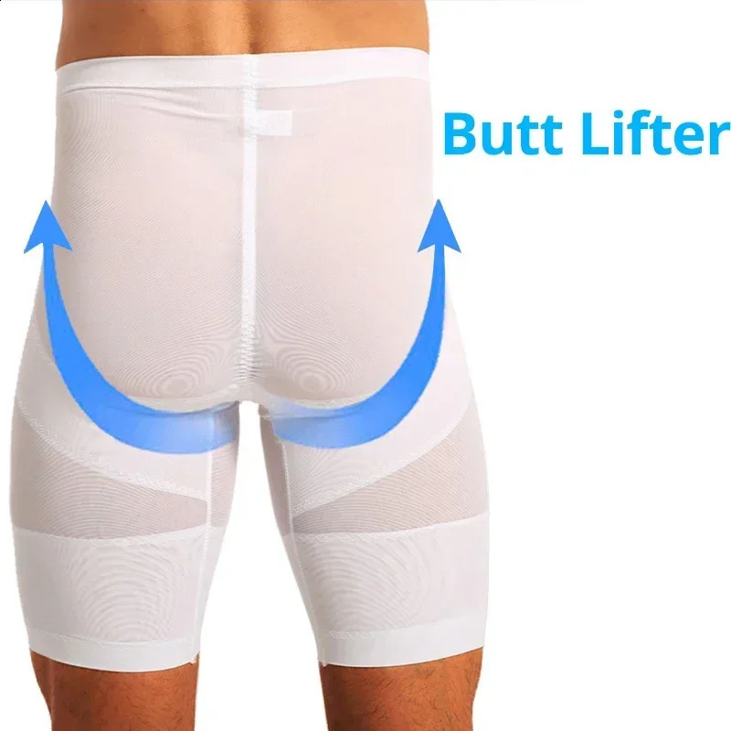 Men Body Shaper Tummy Control Compression Shorts Belly Slim Shapewear Abdomen Reducer Panties Fitness Boxer Pants Underwear 260625 - view 7