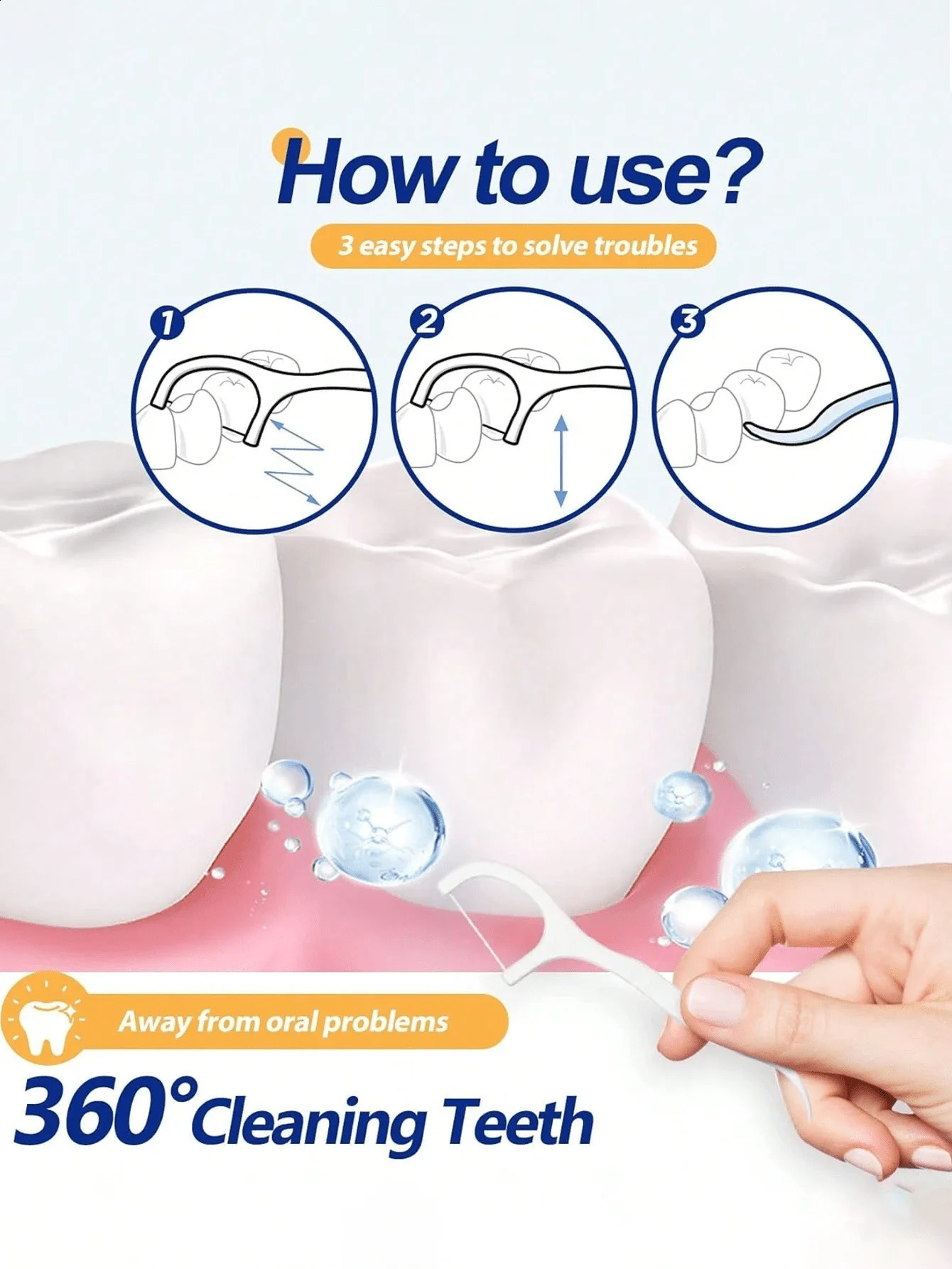 50030010050pcs Dental Floss Combo Pack Deep Cleaning Proper Oral Care Disposable Portable Essential For Travel And Daily Use 260626 - view 7