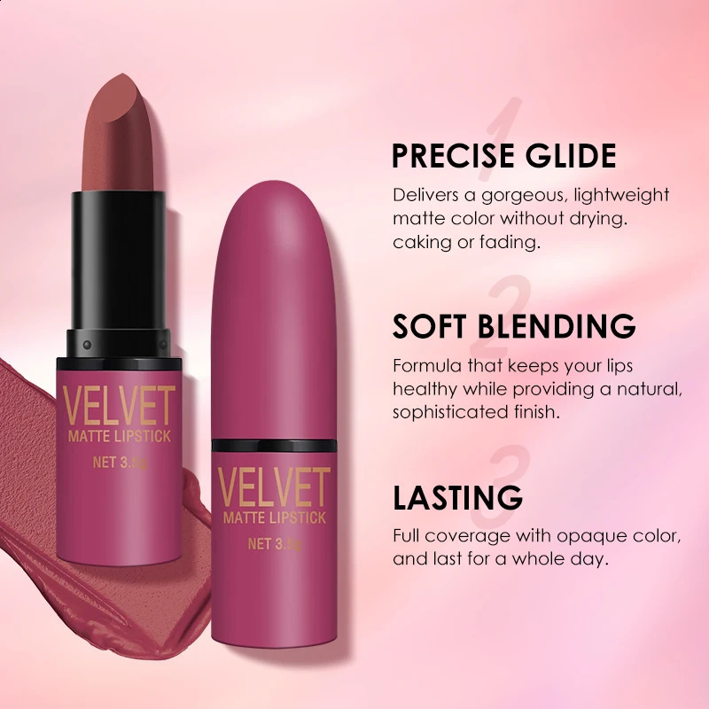 Langmanni matte lipstick set with matte finish waterproof and not easy to stick to cups 6-color gift box lipstick set 260618 - view 6