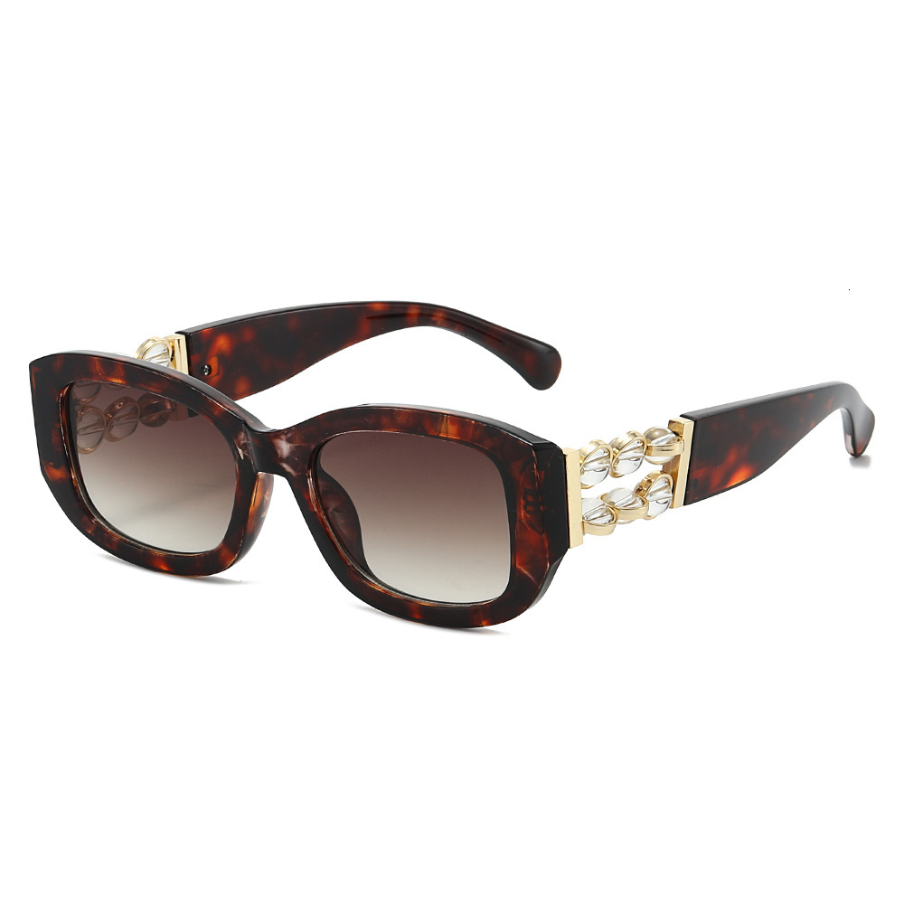 New Trendy Ins-Style Fortune Bead Glasses, UV Protection, Simple And Fashionable Couple's Sunglasses - view 3