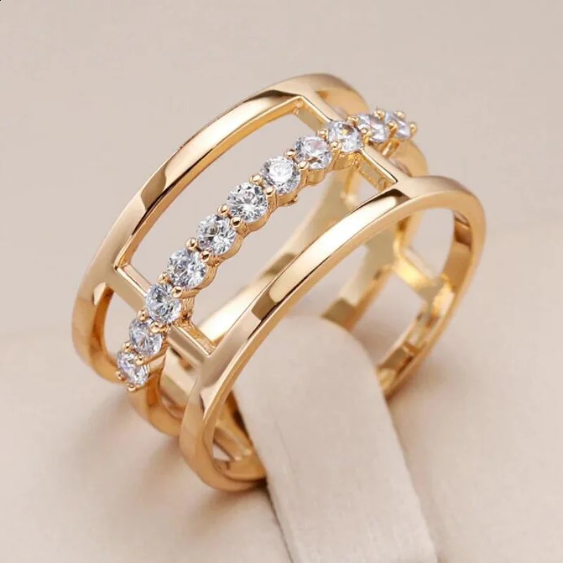 Geometric Water Droplet Shape Zircon Rings Set For Women Birthday Party Gift Accessories Custom Jewelry 260626 - view 6