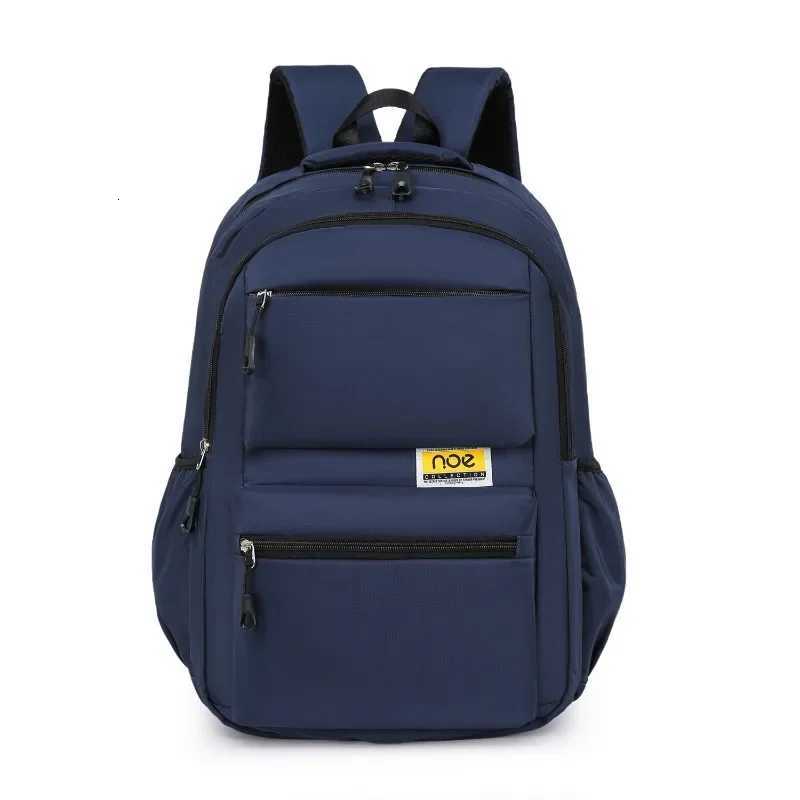 student casual backpack high school school bag fashionable minimalist laptop bag for men large-capacity outdoor travel bag M260626 - view 4