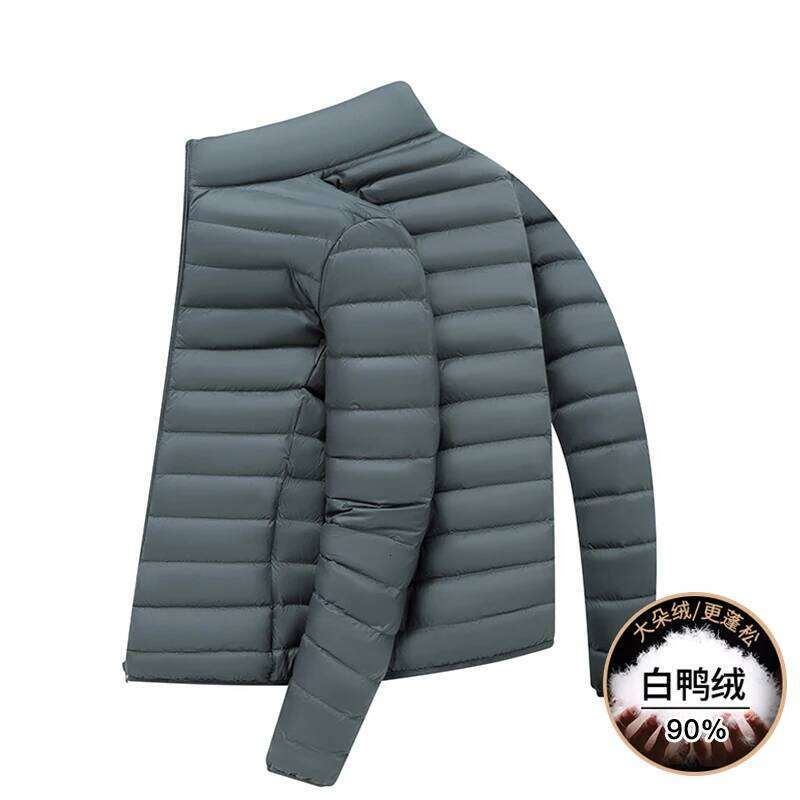 Autumn winter 90 white duck light stand-up collar down jacket for men, fashionable and warm coat W260626 - view 4