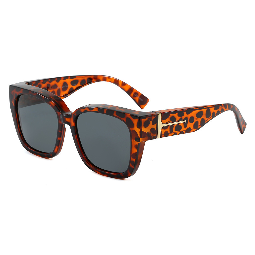 2026 Designer's New Large Frame Polarized Sunglasses With A High-end Feel Personalized And Fashionable Sunglasses For Spicy Girls Myopia Glasses - view 5