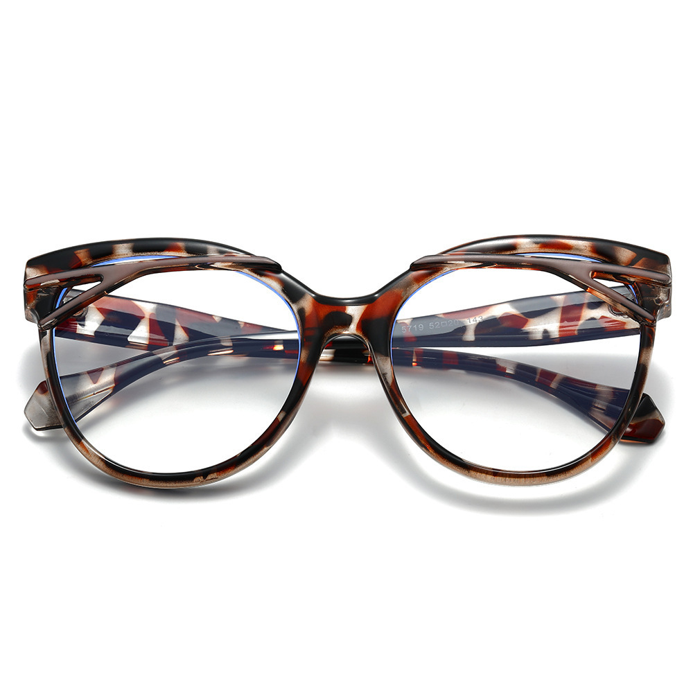 2026 New Oval Retro Large Frame Natural Look Magic Glasses, Trendy Acetate Eyeglass Frames - view 4