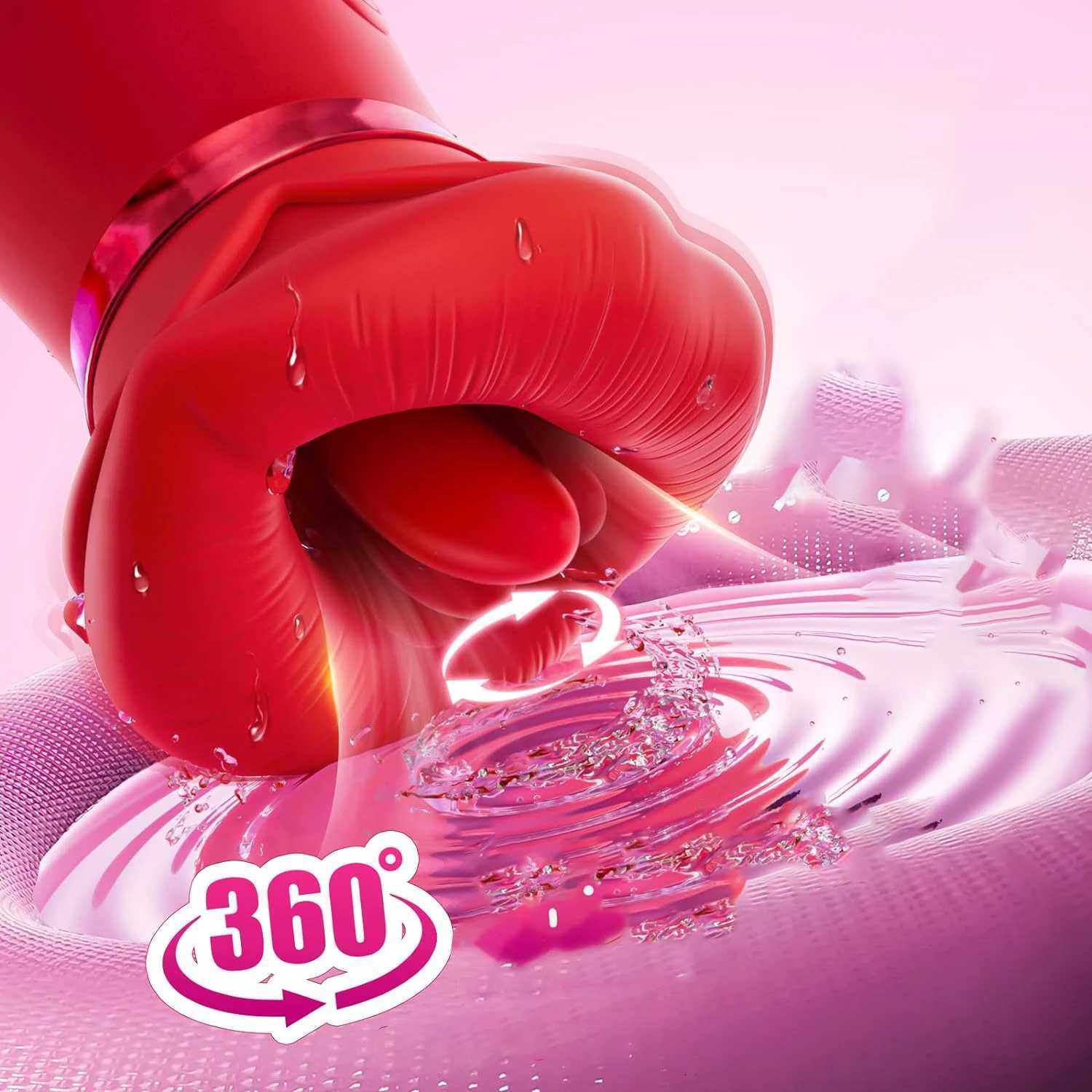 Rose Sucking Vibrator APP Mouthpiece Control Cunnilingus Sexo Anal Clit Nipple Stimulator Female Couples Sex Toys for Women M260626 - view 7