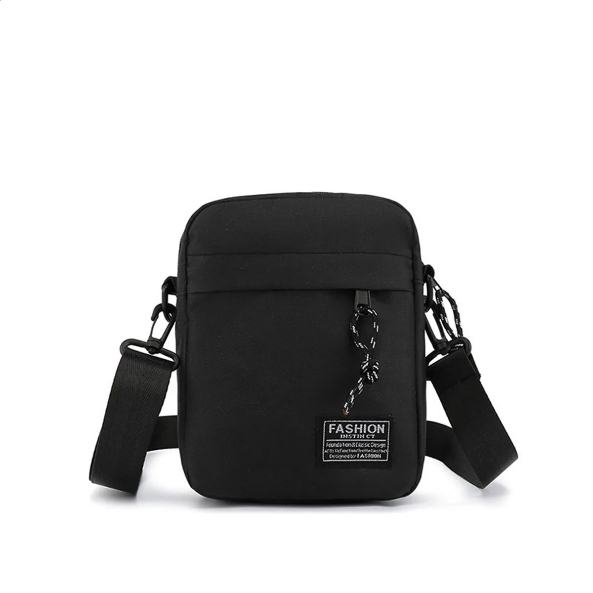 Multifunctional stylish lightweight and mini crossbodyshoulder bag for men - canvas phone bag casual sports small square bag 260626 - view 3