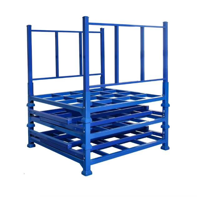 Factory price roll material warehouse shelf, pallet metal bracket, iron stacking rack, 1-3T load capacity - view 1