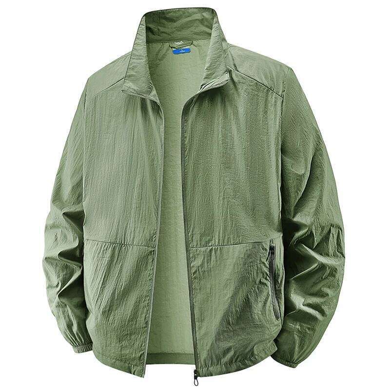 Plus Size 7XL 8XL Summer SunSkin Cycling Outdoor Gym Running Coat Men Sports Sunscreen Hiking Fishing Camping Jacket W260626 - view 4