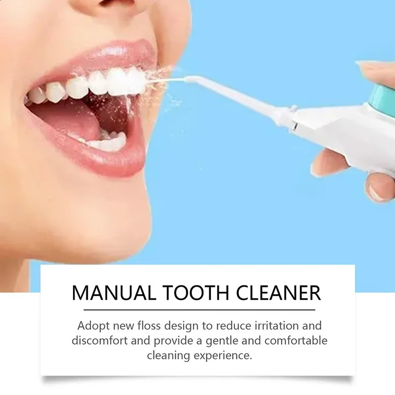 Portable High Pressure Oral Irrigator Household Dental Floss Manual Water Toothpick for Teeth Cleaning 260626 - view 4