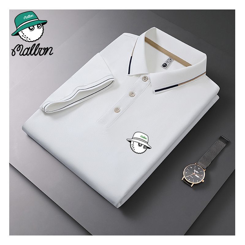 High-End Short-Sleeve Top, Summer Hit, Breathable Casual Golf Button-Up Shirt, Luxurious And Stylish Polo Shirt - view 5