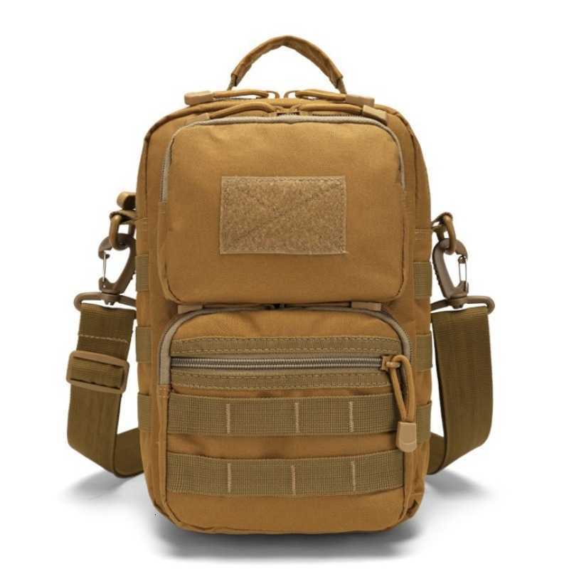 Crossbody Bag Camouflage Tactical Outdoor Multifunction Large Capacity Hanging Bag Waterproof and Wear-Resistant Shoulder Bag M260626