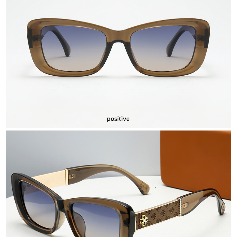 2026 Designer's New Niche Cat's Eye Frame Light Luxury Style High Quality Polarized Female Sunglasses Tiktok Little Red Book Net Red Sun Sha - view 8