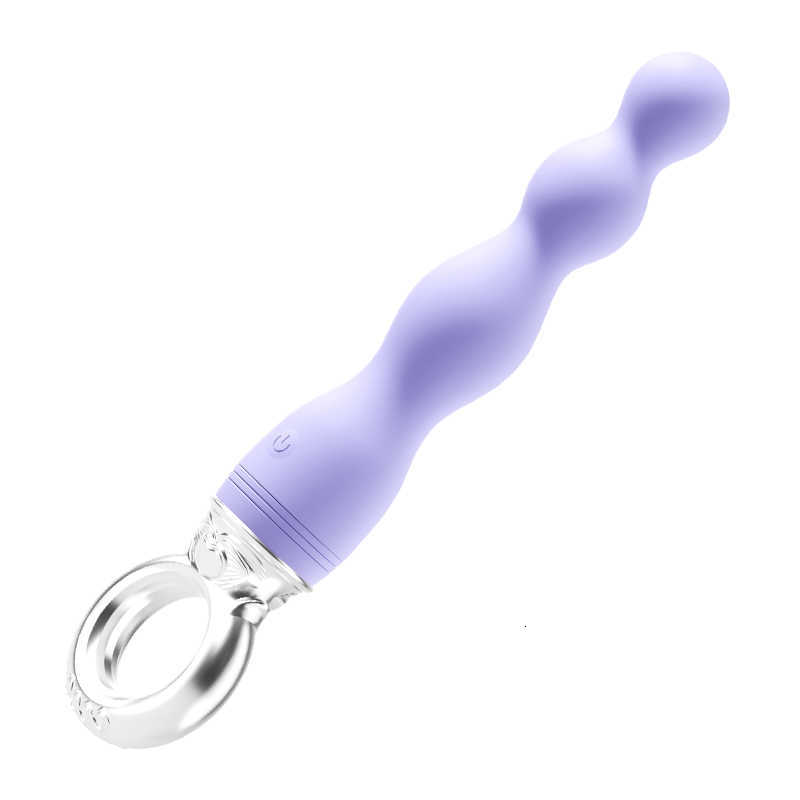 Silicone Butt Plug Anal Vibrator Bead USB Charging Women Vibrating Sex Toys Adult Products Anal Vibrator M260626