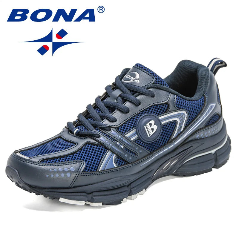 BONA s Trendy Running Shoes for Men Breathable Walking Sports Shoe Man Jogging Sneaker Soft Footwear Mansculino 260626 - view 3