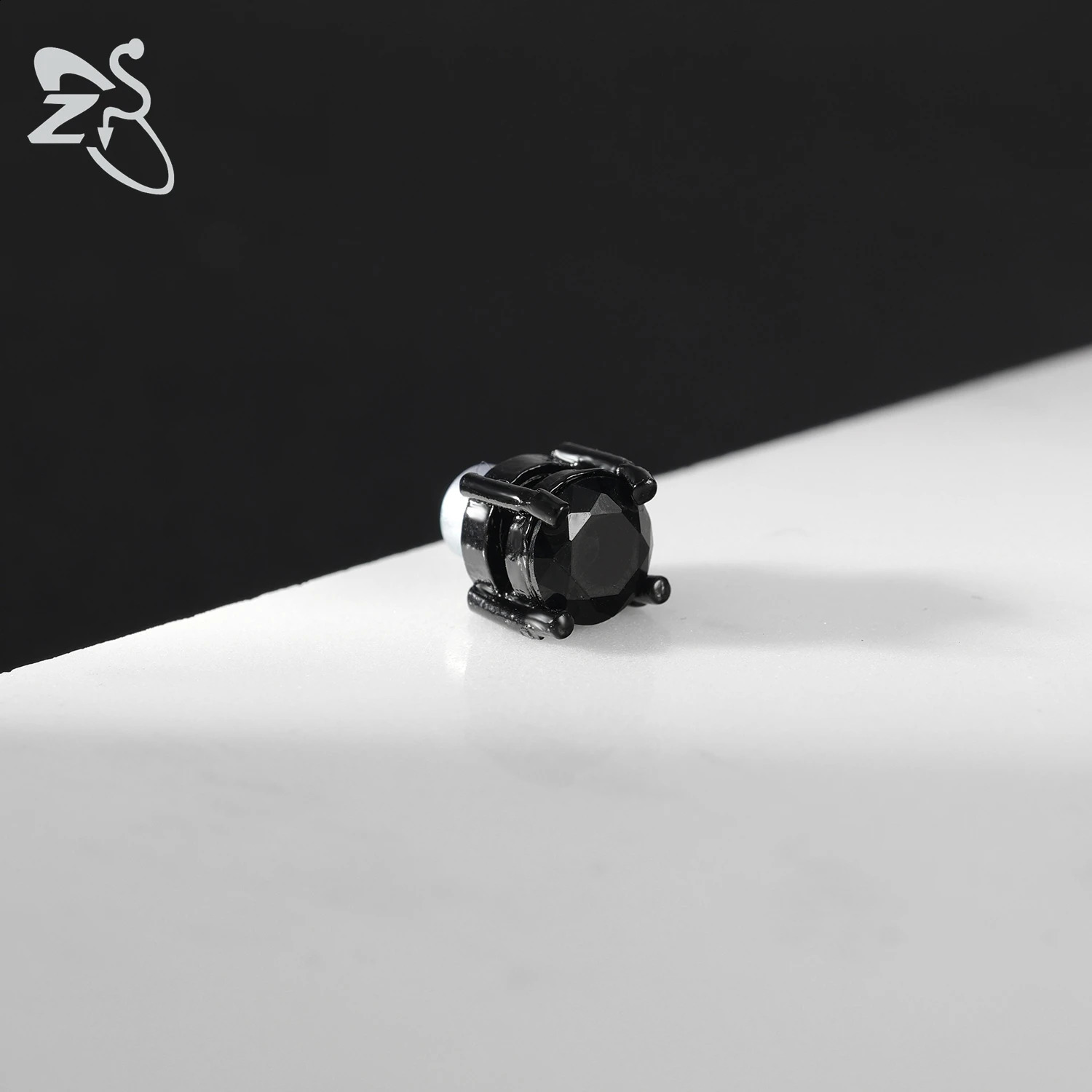 ZS 1 Piece Magnetic Clipon Earrings Star Heart Shape CZ Crystal Ear Clip No Piercing Stud Pierced Earring Jewelry 48MM 260623 - view 7