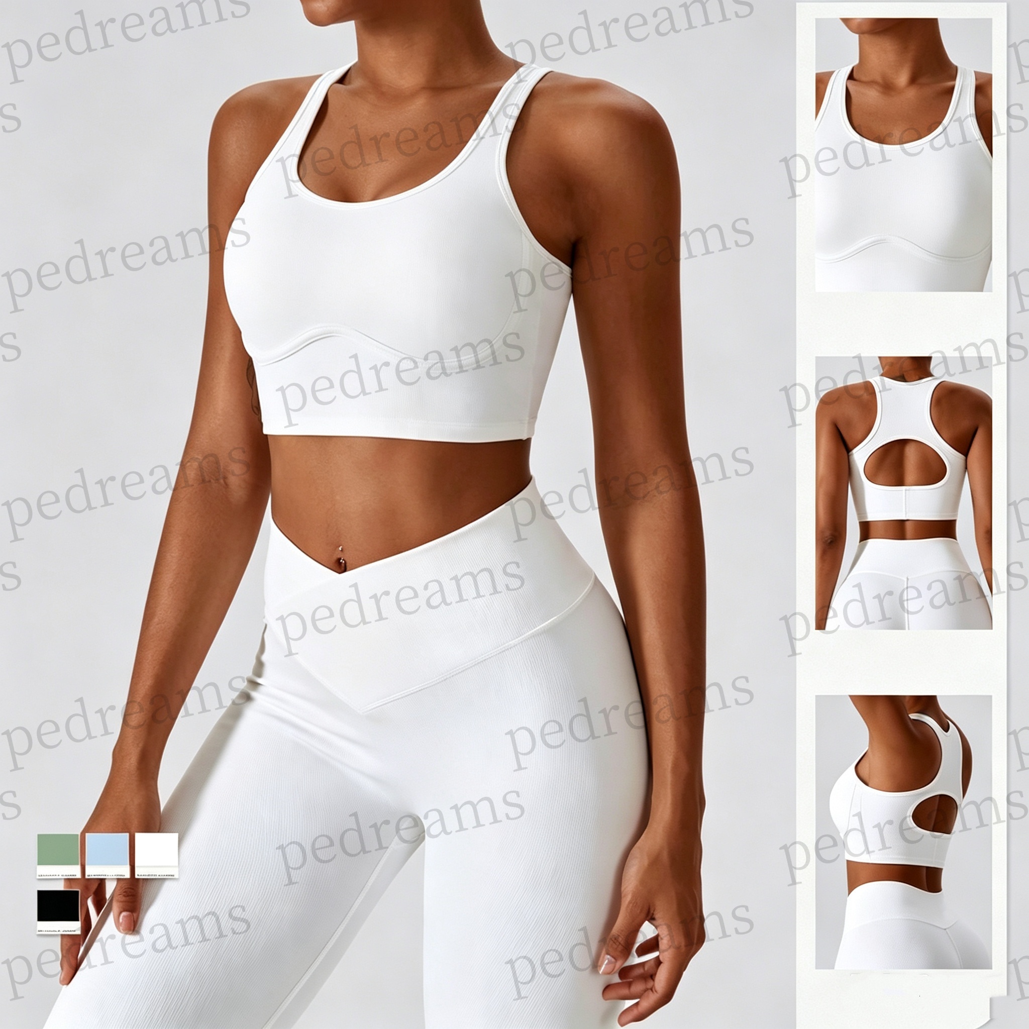 Supportive Sports Bra With Soft Straps For Female Athletes Ideal Workout Gear - view 1