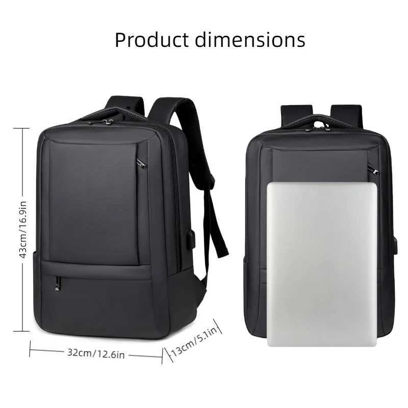 Capacity Mens Large Business Backpack Multi Compartmentbusiness Computer Backpacksuitable for Daily Workbusiness Tripsetc M260626 - view 7