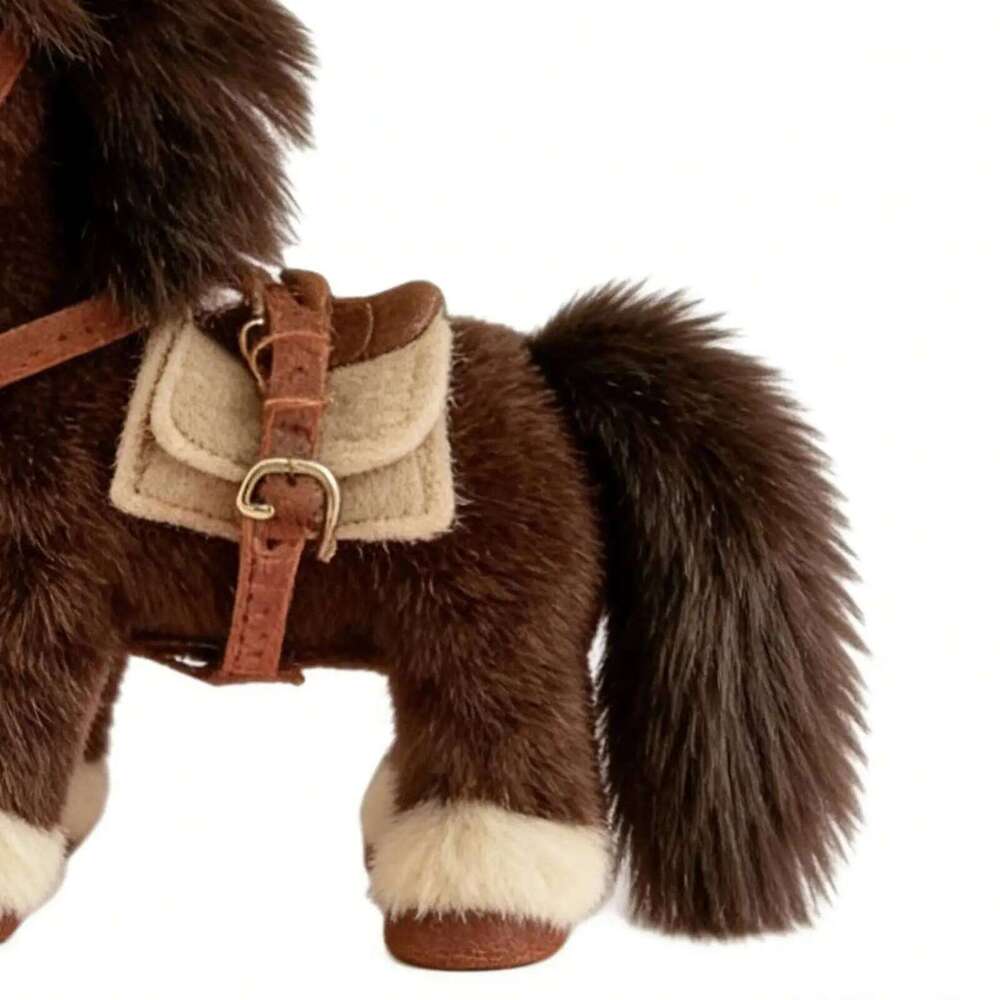 Cute 2026 Of The Plush Chinese New Year Horse Mascot Soft Stuffed Doll Bag Charm Backpack Keychain Pendant 26Y0626 - view 6