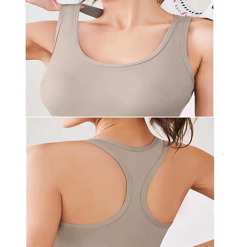 Summer Lightweight High Waist Women Slim Fit Squat Proof Skort Matching Sets U-Shaped Cutout Wide Strap Tank Top Yoga Sets M260626 - view 6
